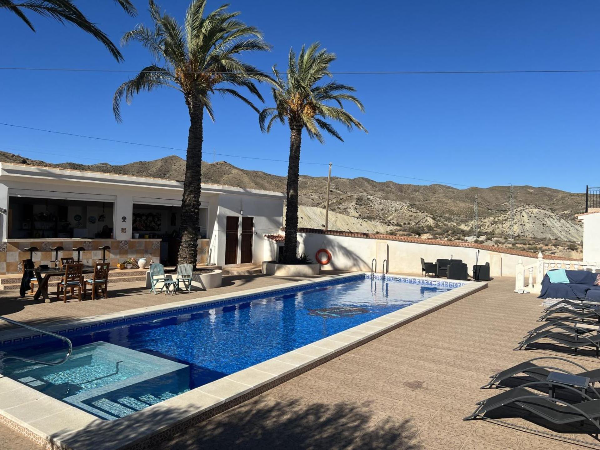 Bed and Breakfast Cortijo La Cueva Arboleas Екстер'єр фото